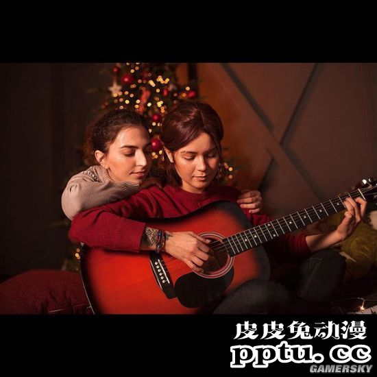 俄妹COS《最后生还者2》艾莉 特效拉满堪比电影大片