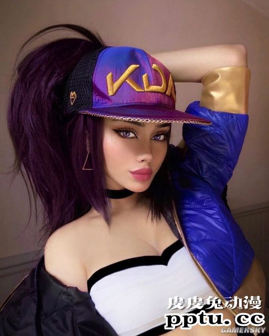 国外小姐姐一人COS《LOL》K/DA四角 御姐女王全都有