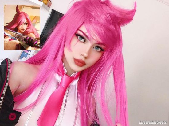 国外小姐姐一人COS《LOL》K/DA四角 御姐女王全都有