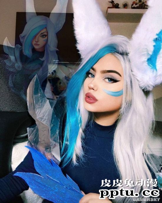 国外小姐姐一人COS《LOL》K/DA四角 御姐女王全都有