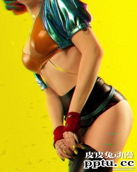 俄妹COS《赛博朋克2077》版巫师角色 性感御姐特莉丝