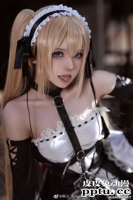 国内小姐姐COS《死或生》玛丽罗斯 可爱女仆装神还原