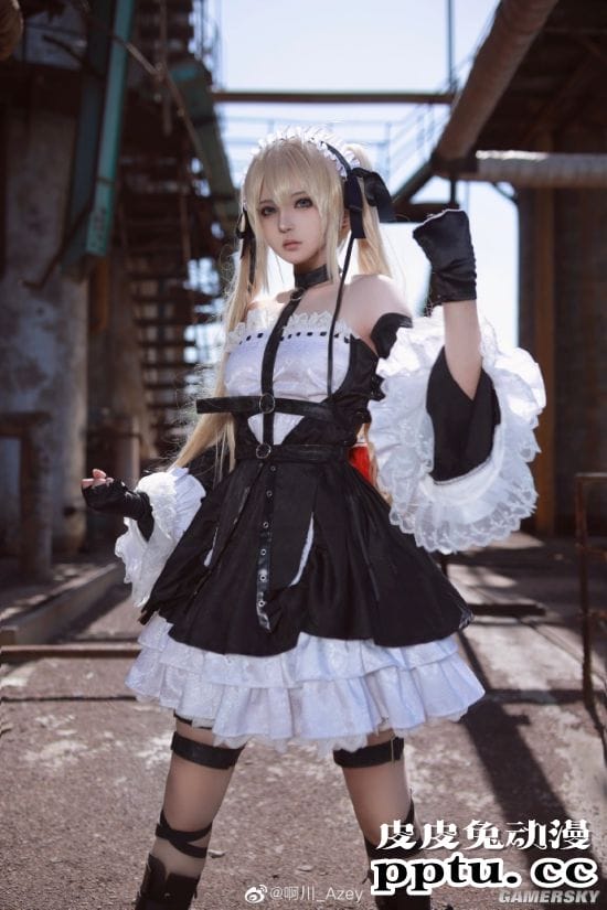 国内小姐姐COS《死或生》玛丽罗斯 可爱女仆装神还原