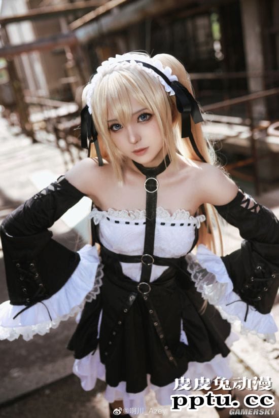 国内小姐姐COS《死或生》玛丽罗斯 可爱女仆装神还原