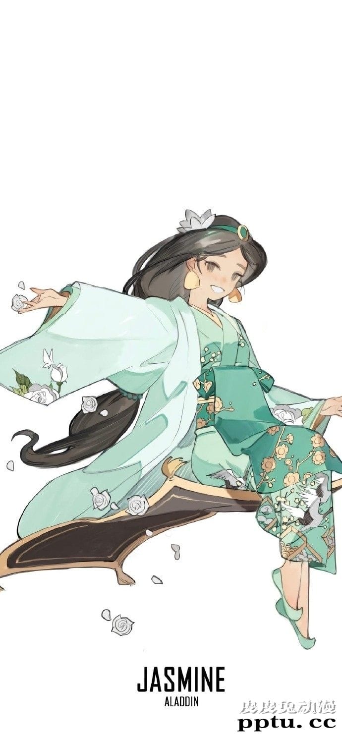 和风迪士尼公主系列可爱图片