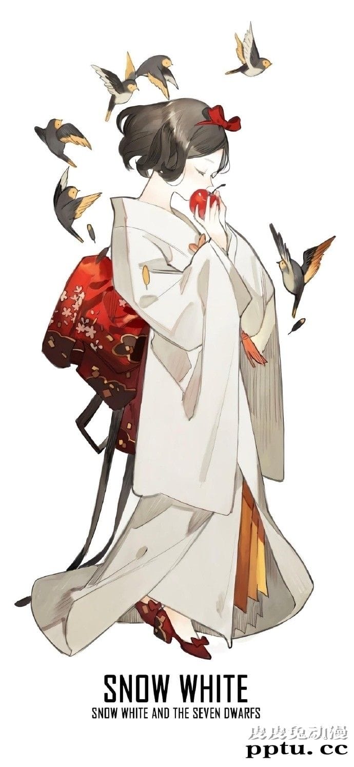 和风迪士尼公主系列可爱图片