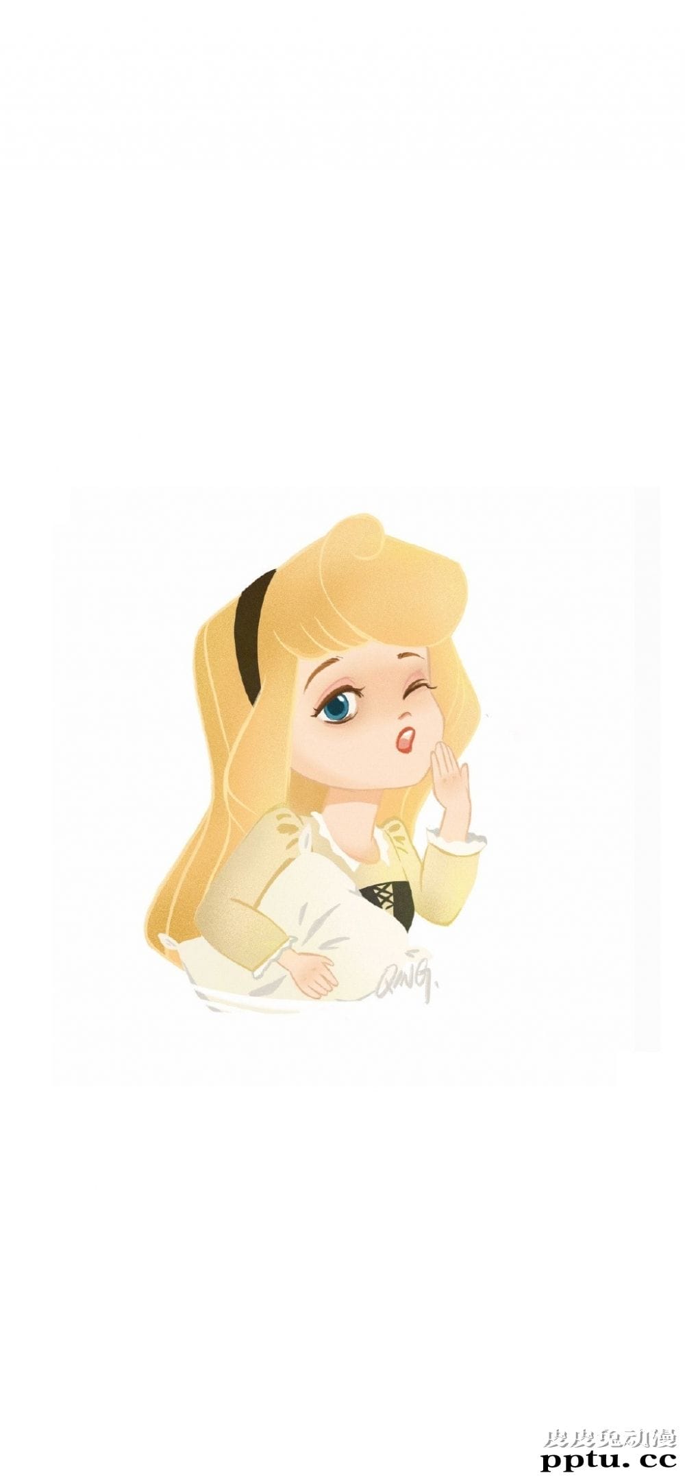 Q版可爱迪士尼公主动漫图片