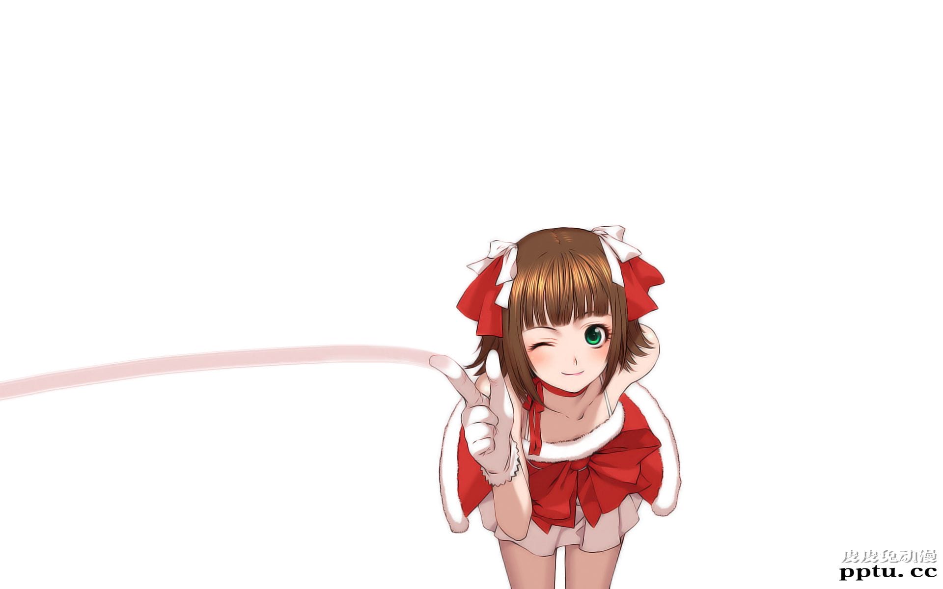 圣诞节二次元动漫美女精美图片