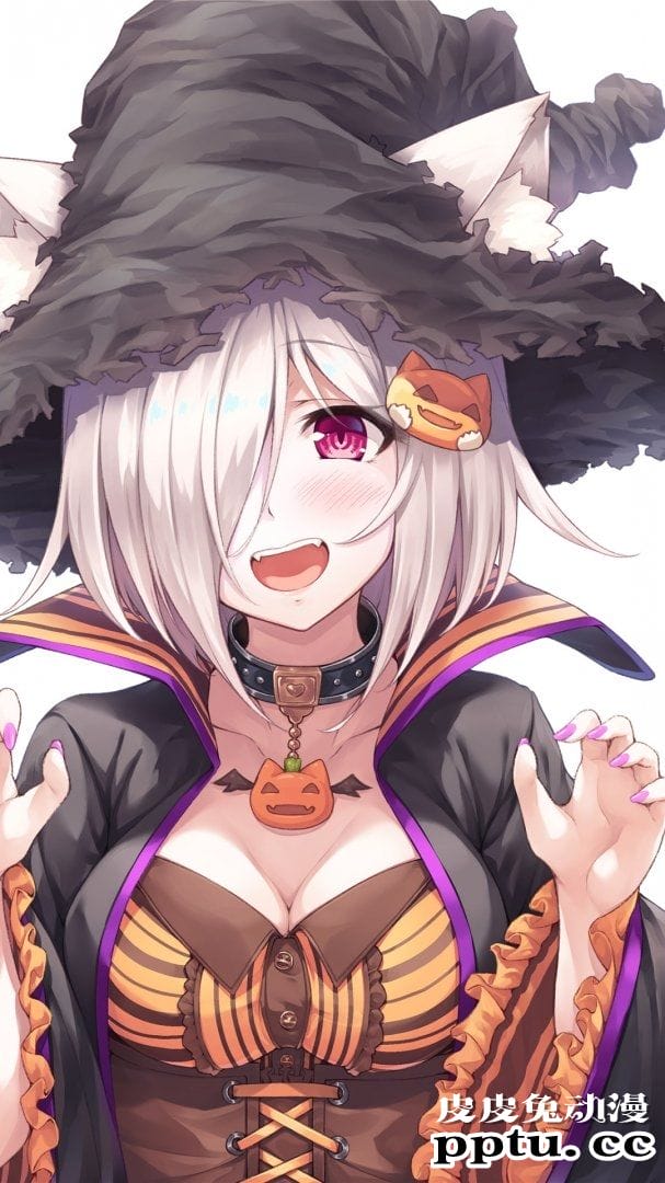 万圣节动漫美女精美图片-皮皮兔动漫