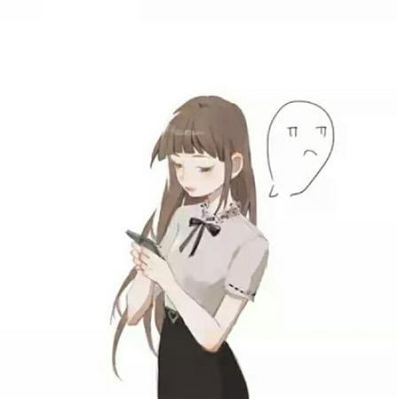 有高冷有呆萌的动漫女生手绘