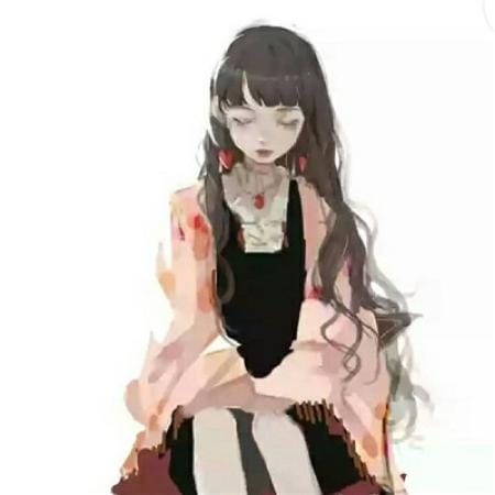 有高冷有呆萌的动漫女生手绘