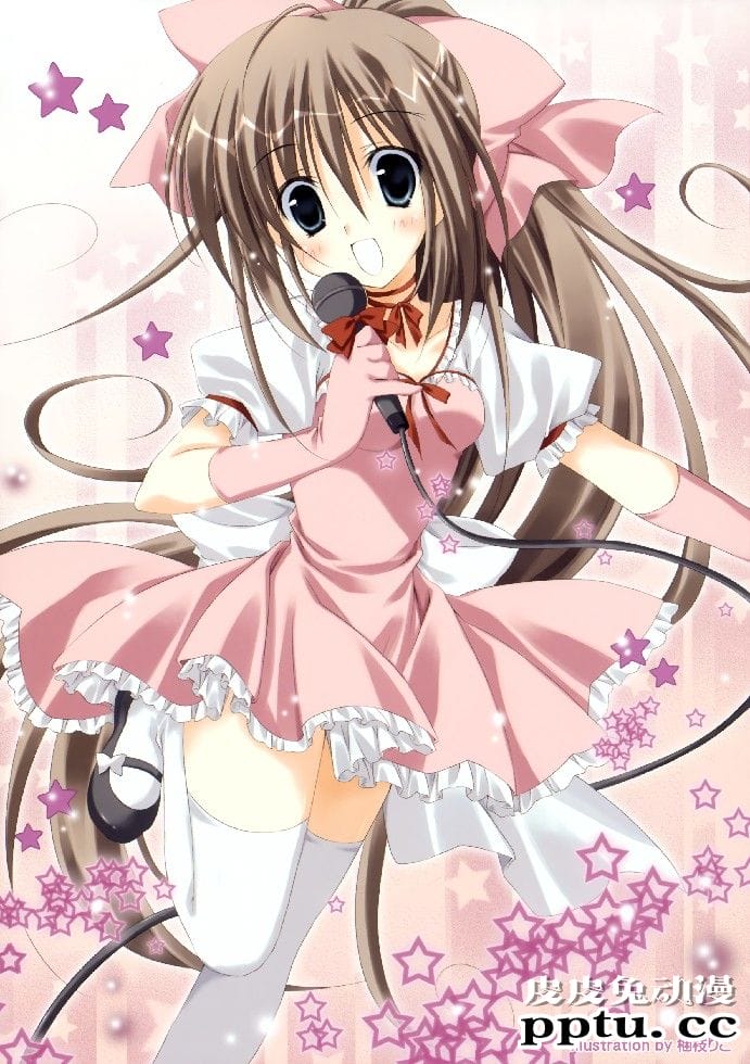 演奏乐器的动漫美少女们