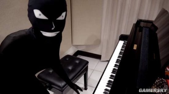 美女COSER钢琴独奏新整活 COS《柯南》小黑吓坏网友