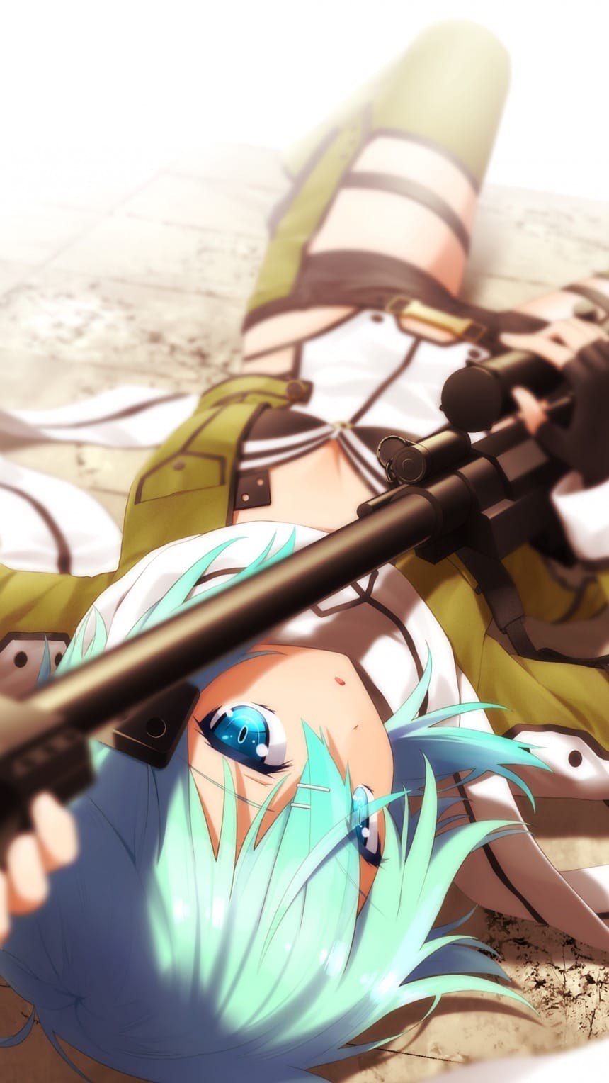 手绘简约性感动漫美女插画