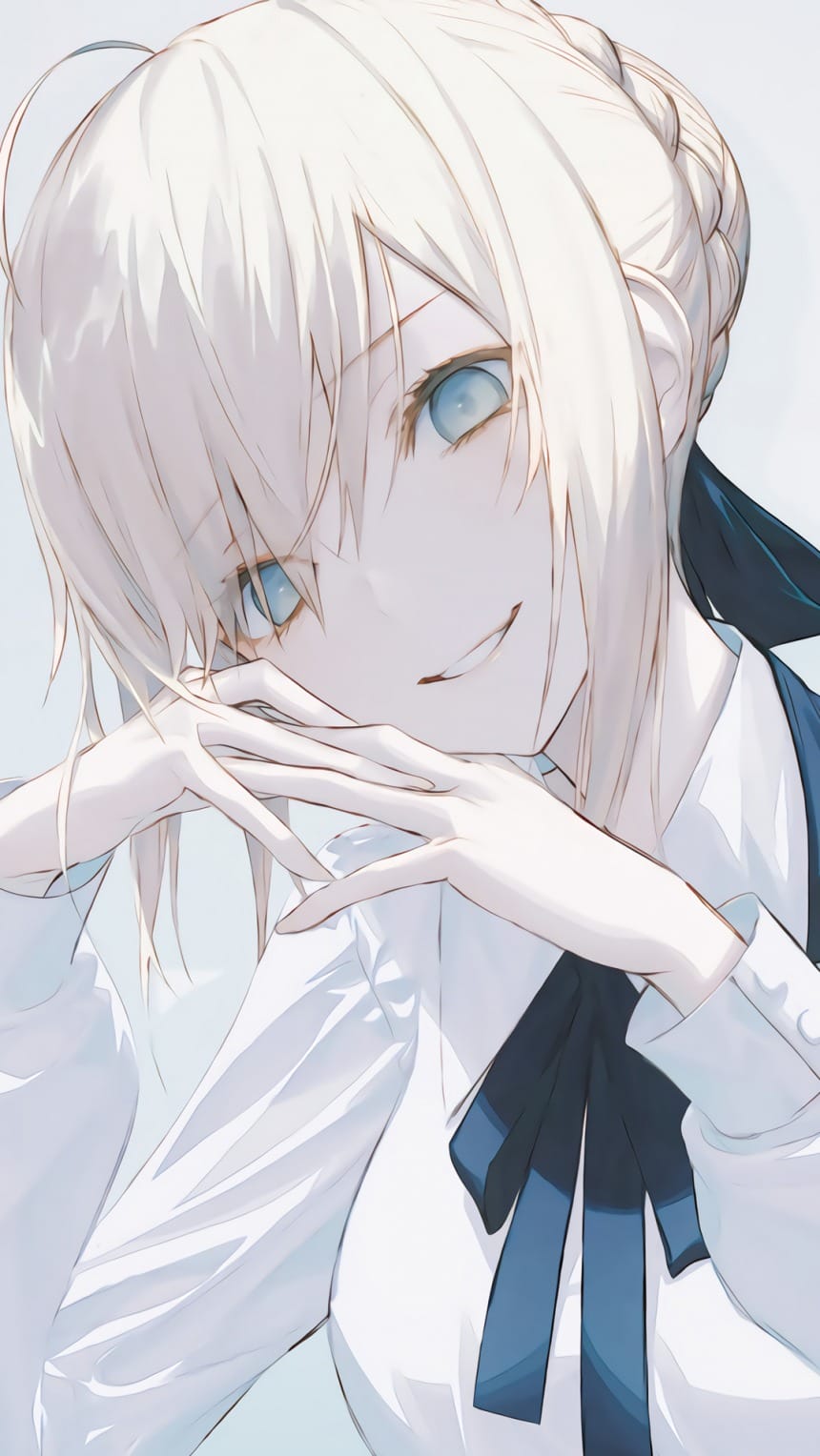 【手机壁纸】简约小清新动漫少女合集-皮皮兔动漫