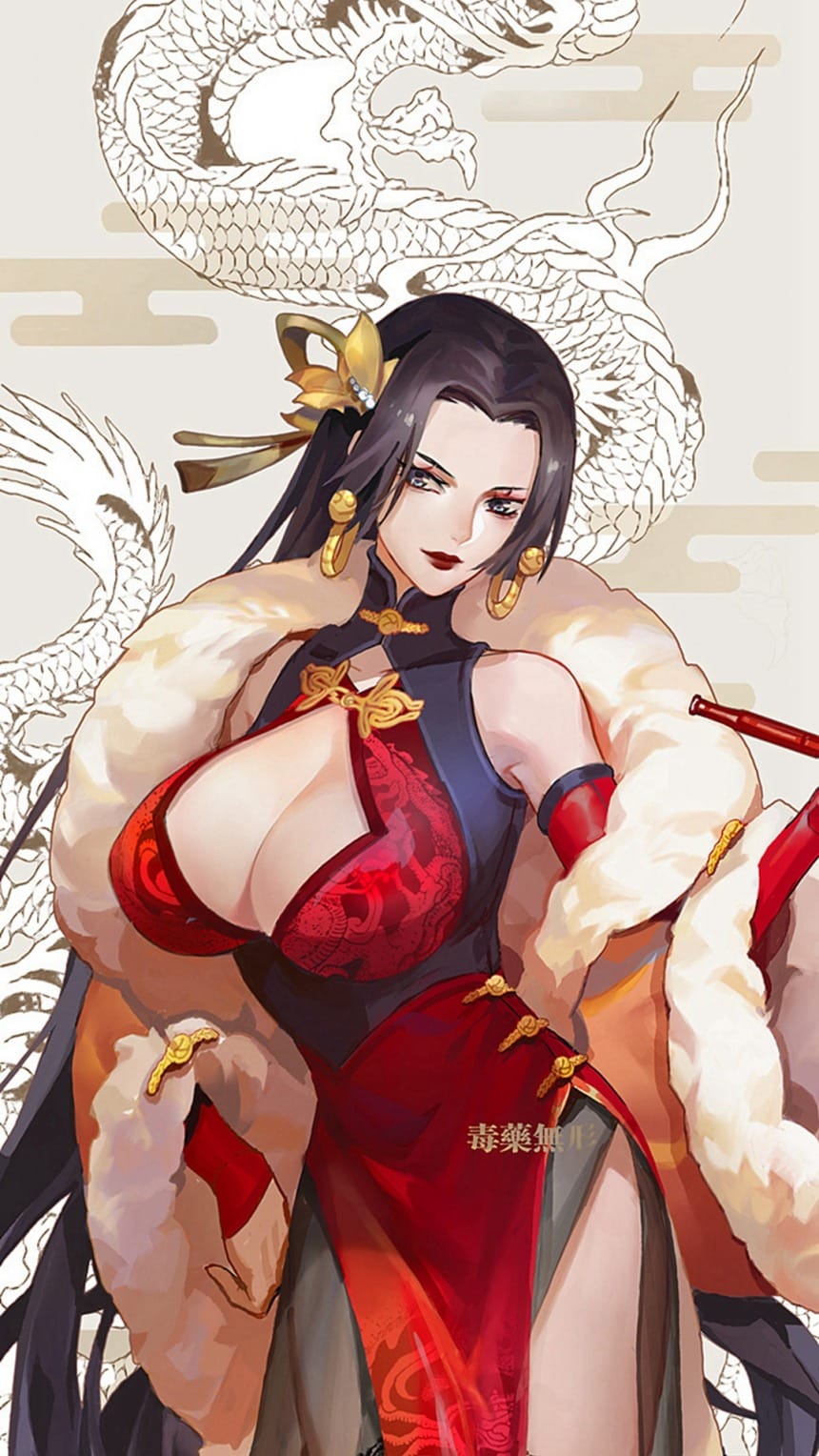 海贼王酷炫中国风同人插画