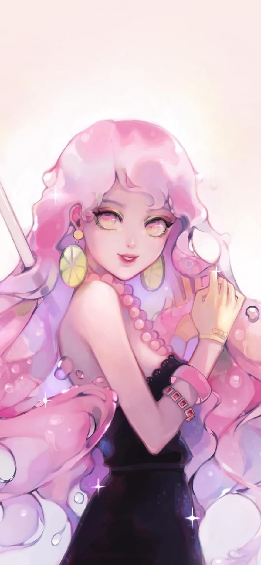 甜美女生手绘美图