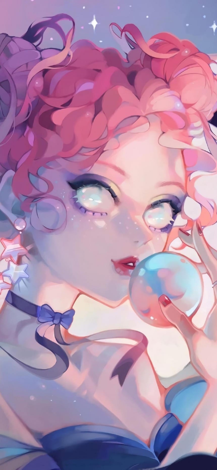 甜美女生手绘美图