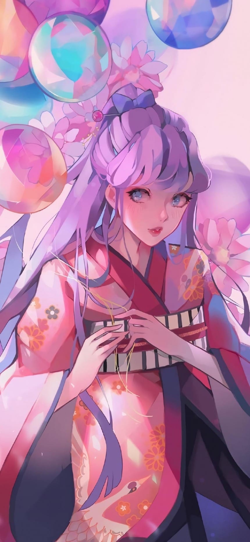 甜美女生手绘美图