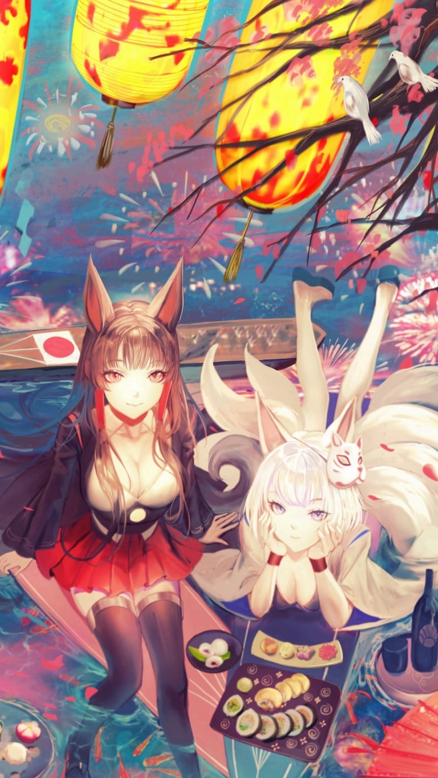 性感二次元长发美女写真