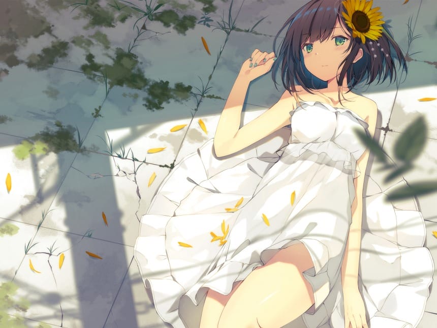 【手机壁纸】日系精美二次元动漫美女插画图片-皮皮兔动漫