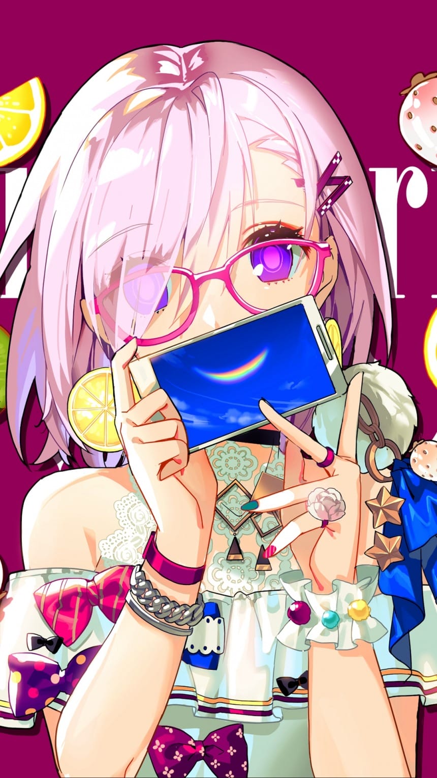 可爱又性感得二次元美女插画