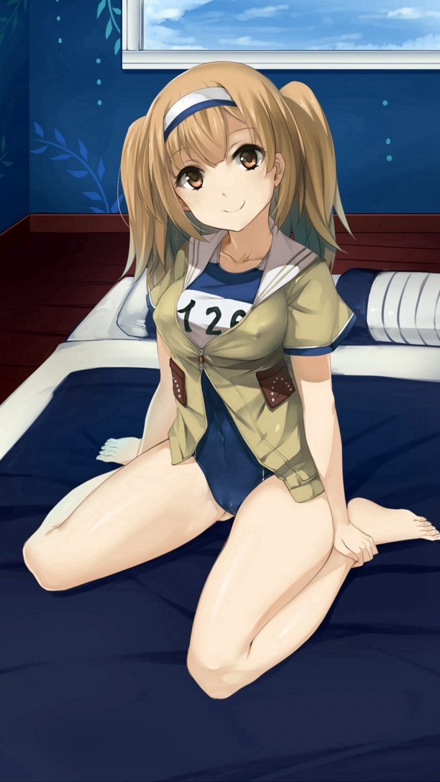 可爱又性感得二次元美女插画