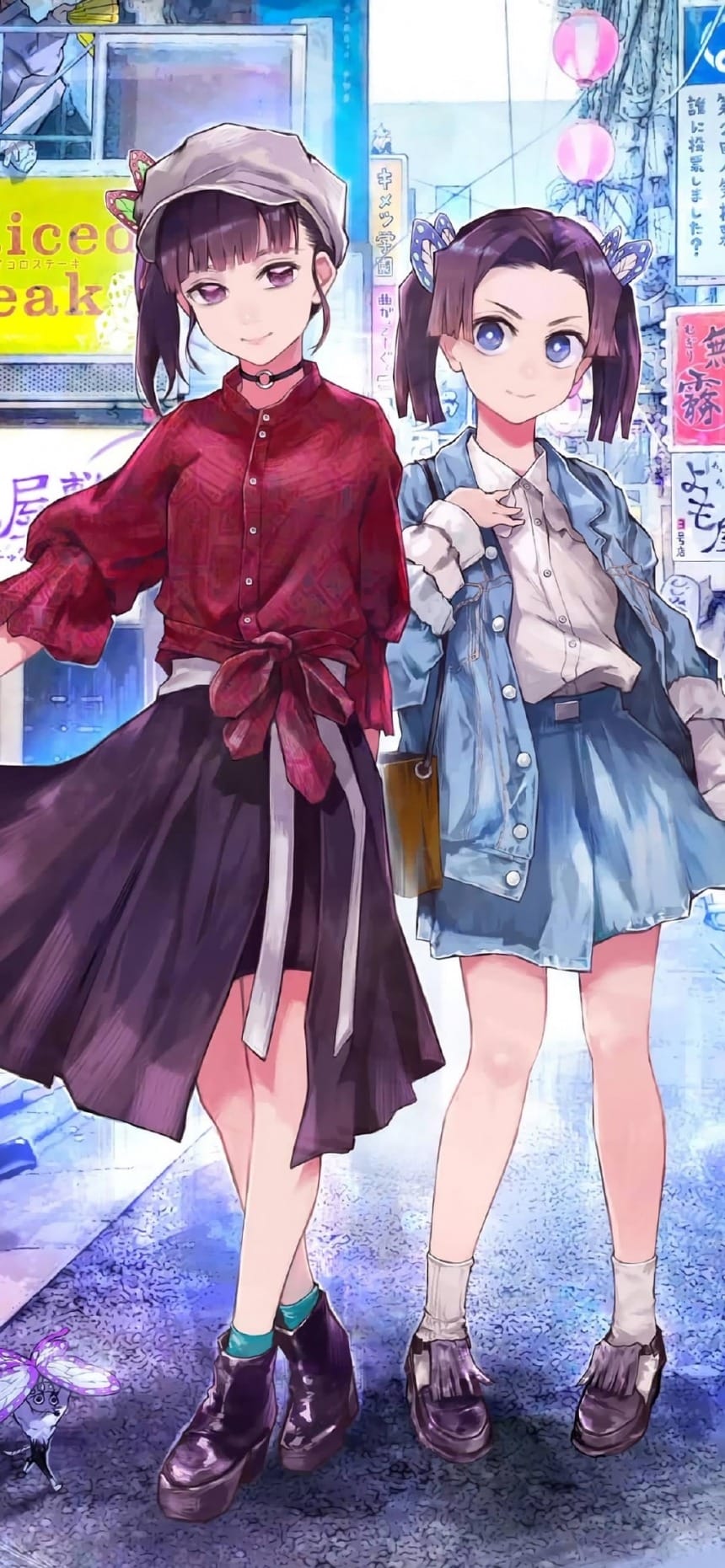 【手机壁纸】鬼灭之刃潮流卡通图片-皮皮兔动漫