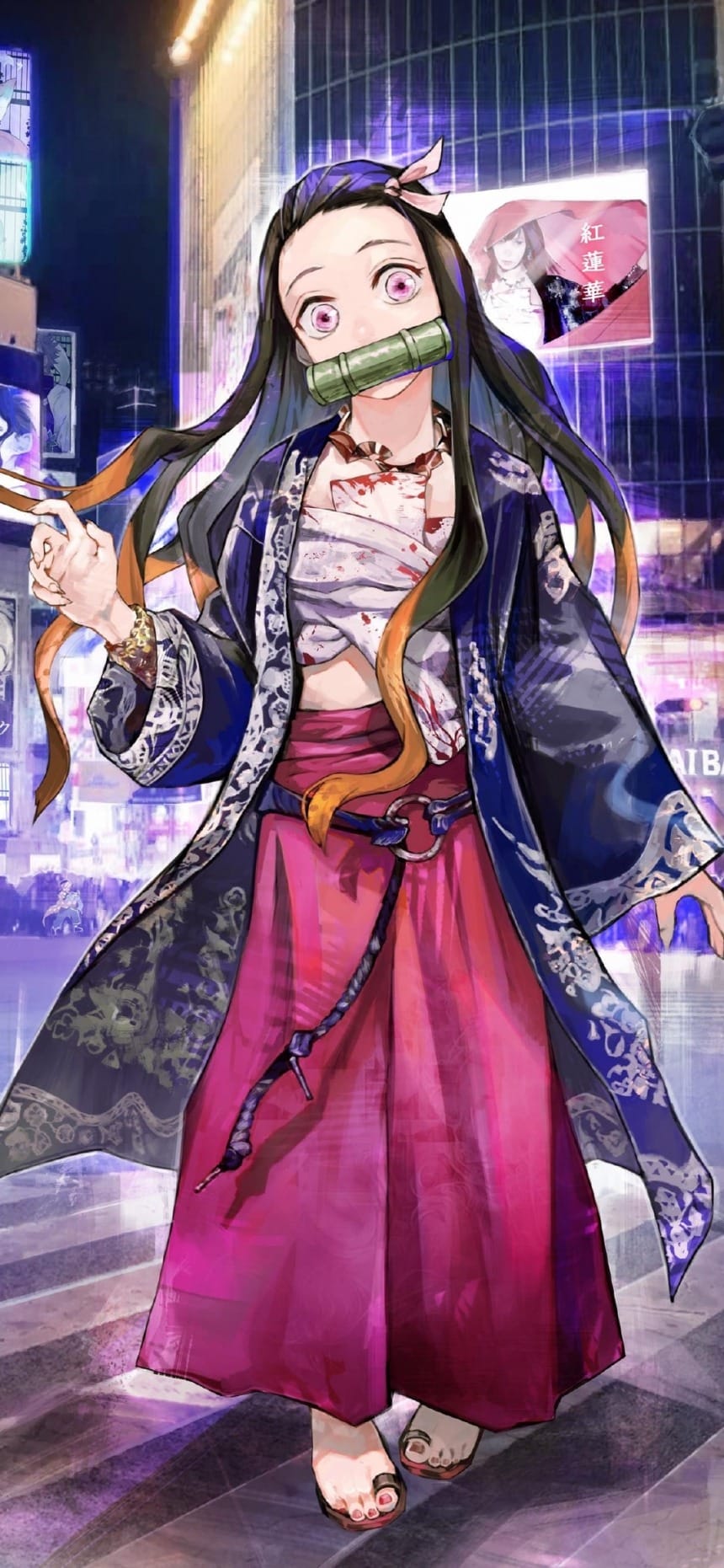 鬼灭之刃潮流卡通图片