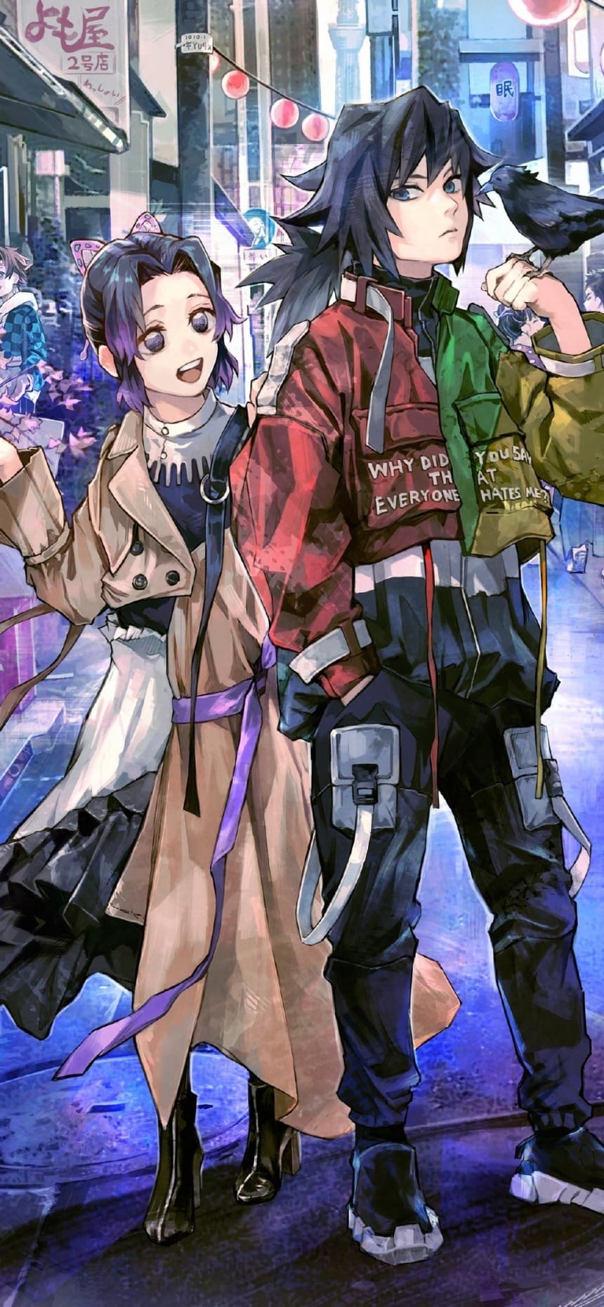 鬼灭之刃潮流卡通图片