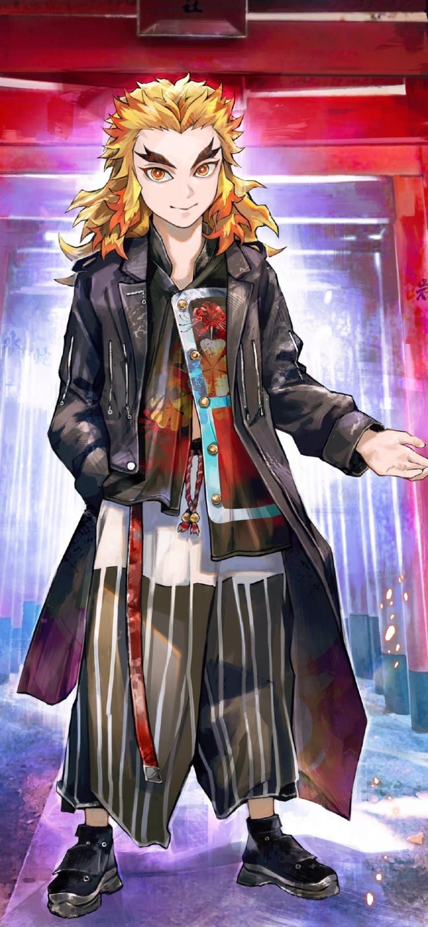 鬼灭之刃潮流卡通图片