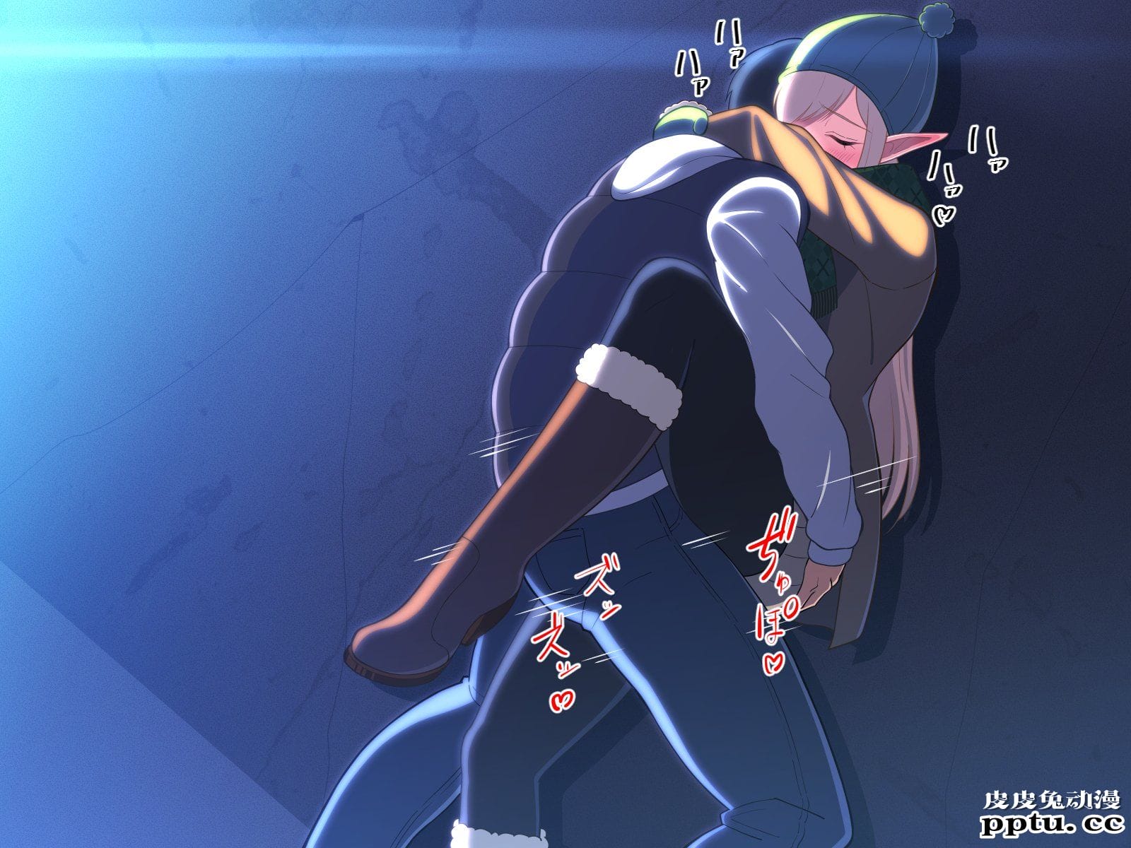 [中文全彩][春叶流亭] 留学生はドすけべ爆乳JKエルフ-3[50P]