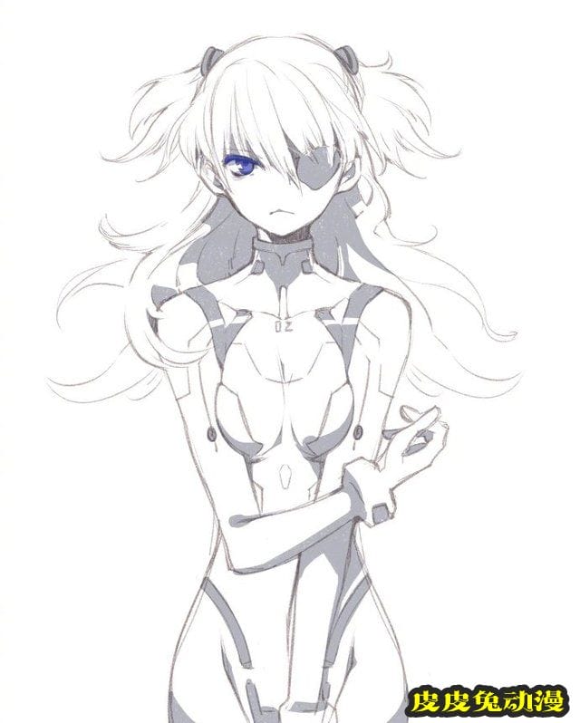 高河弓「EVA」明日香新绘公开-皮皮兔动漫