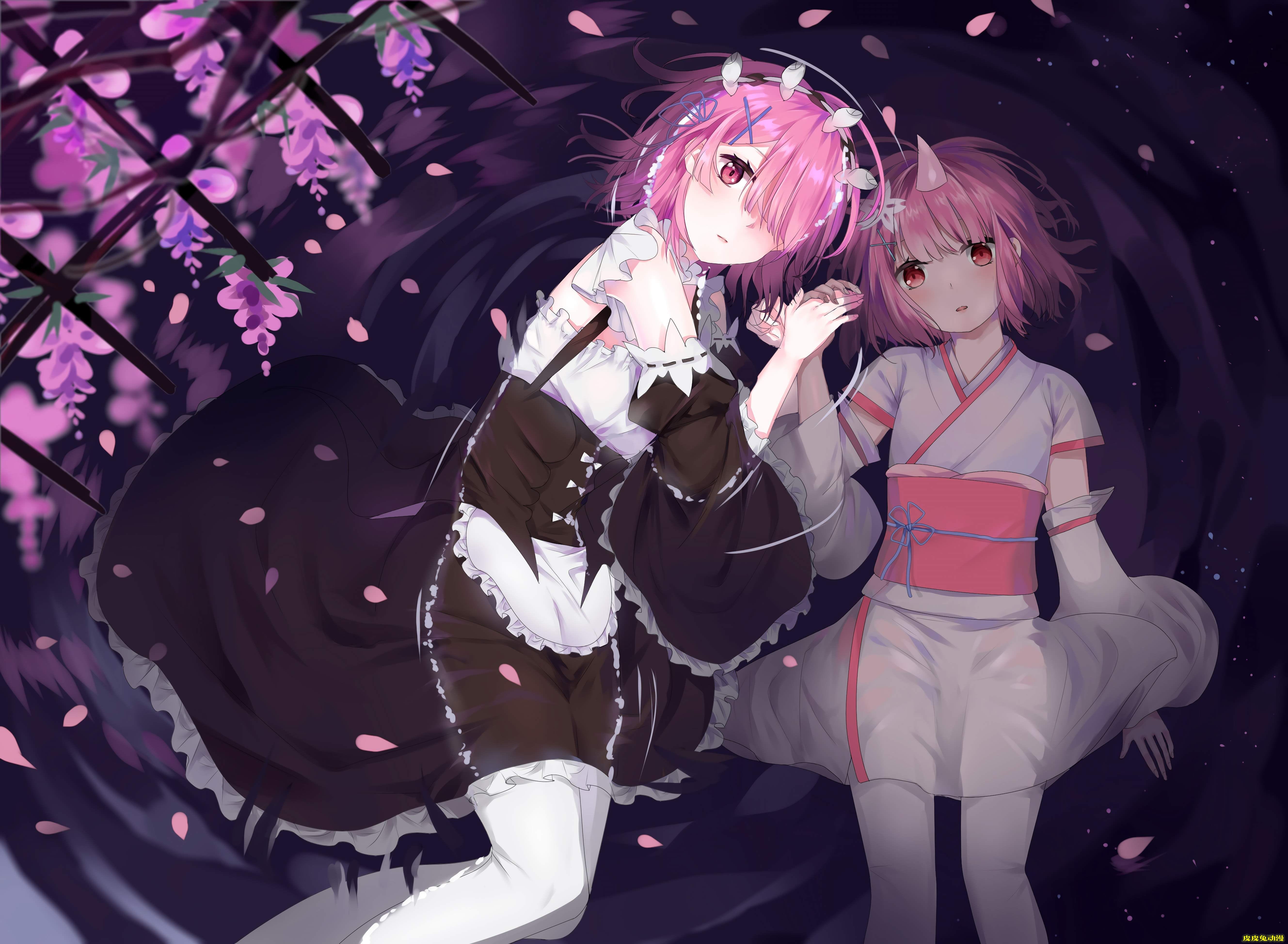 豪华增量， Re:从零开始的异世界生活《雷姆&拉姆双子》高清壁纸特辑！