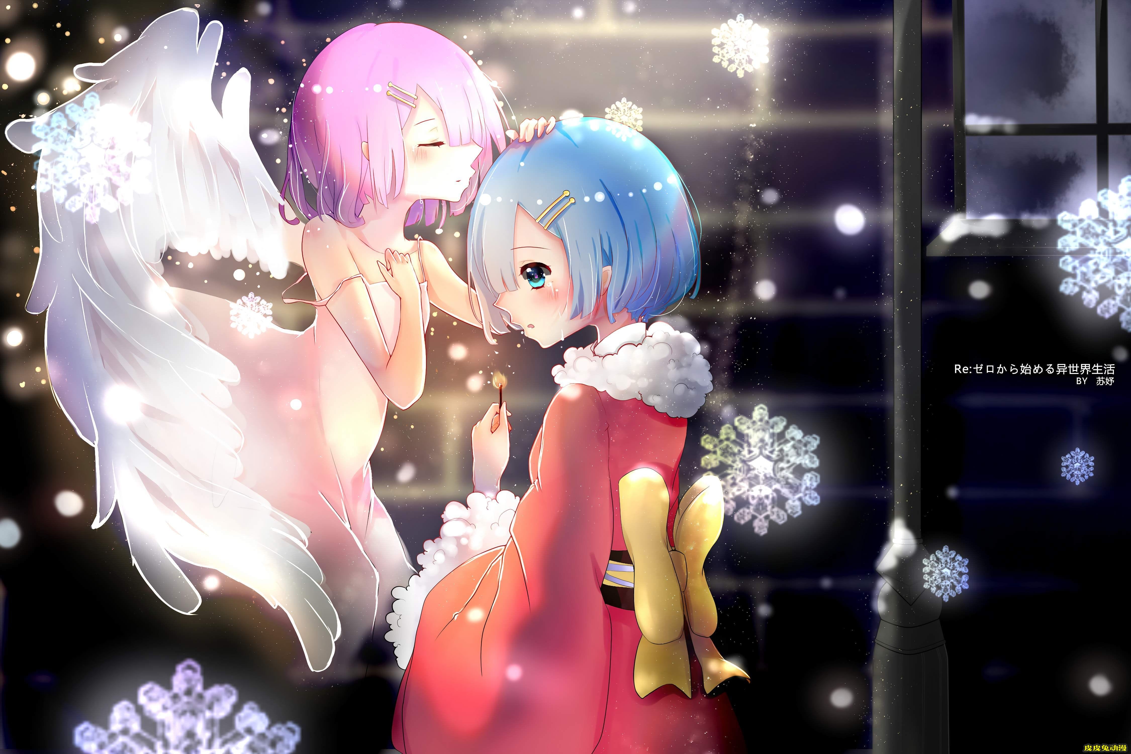 豪华增量， Re:从零开始的异世界生活《雷姆&拉姆双子》高清壁纸特辑！