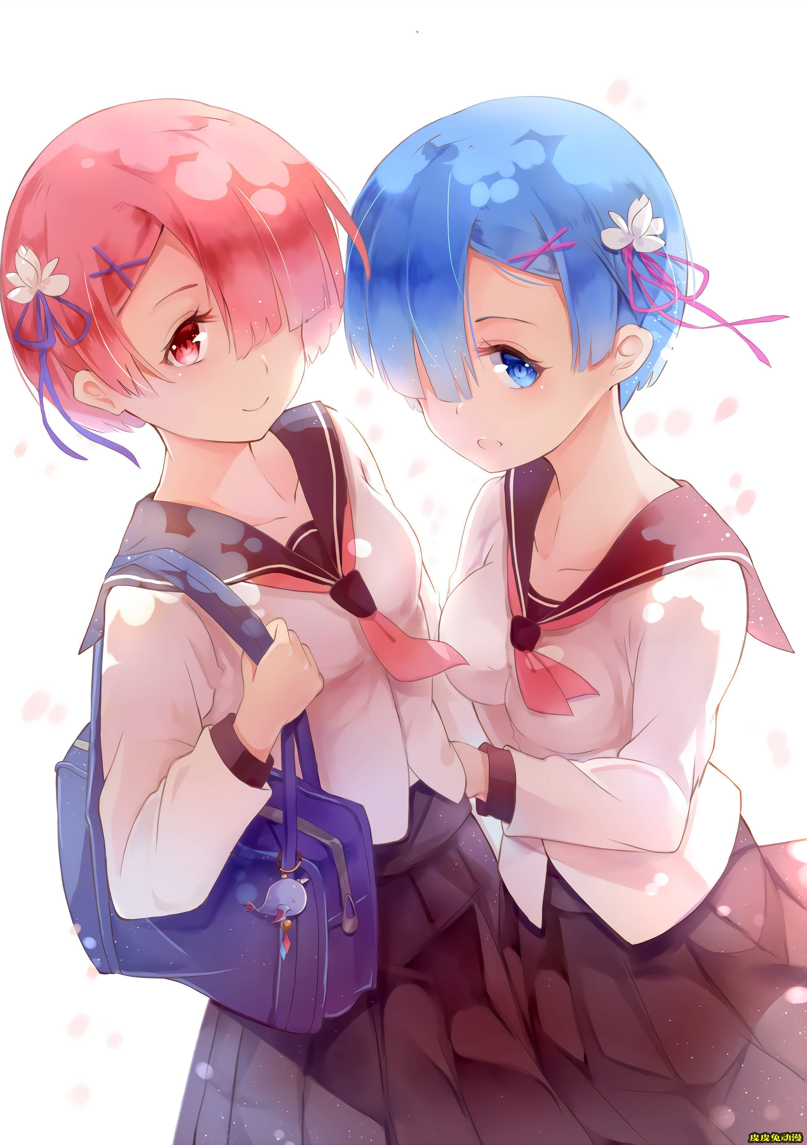 豪华增量， Re:从零开始的异世界生活《雷姆&拉姆双子》高清壁纸特辑！