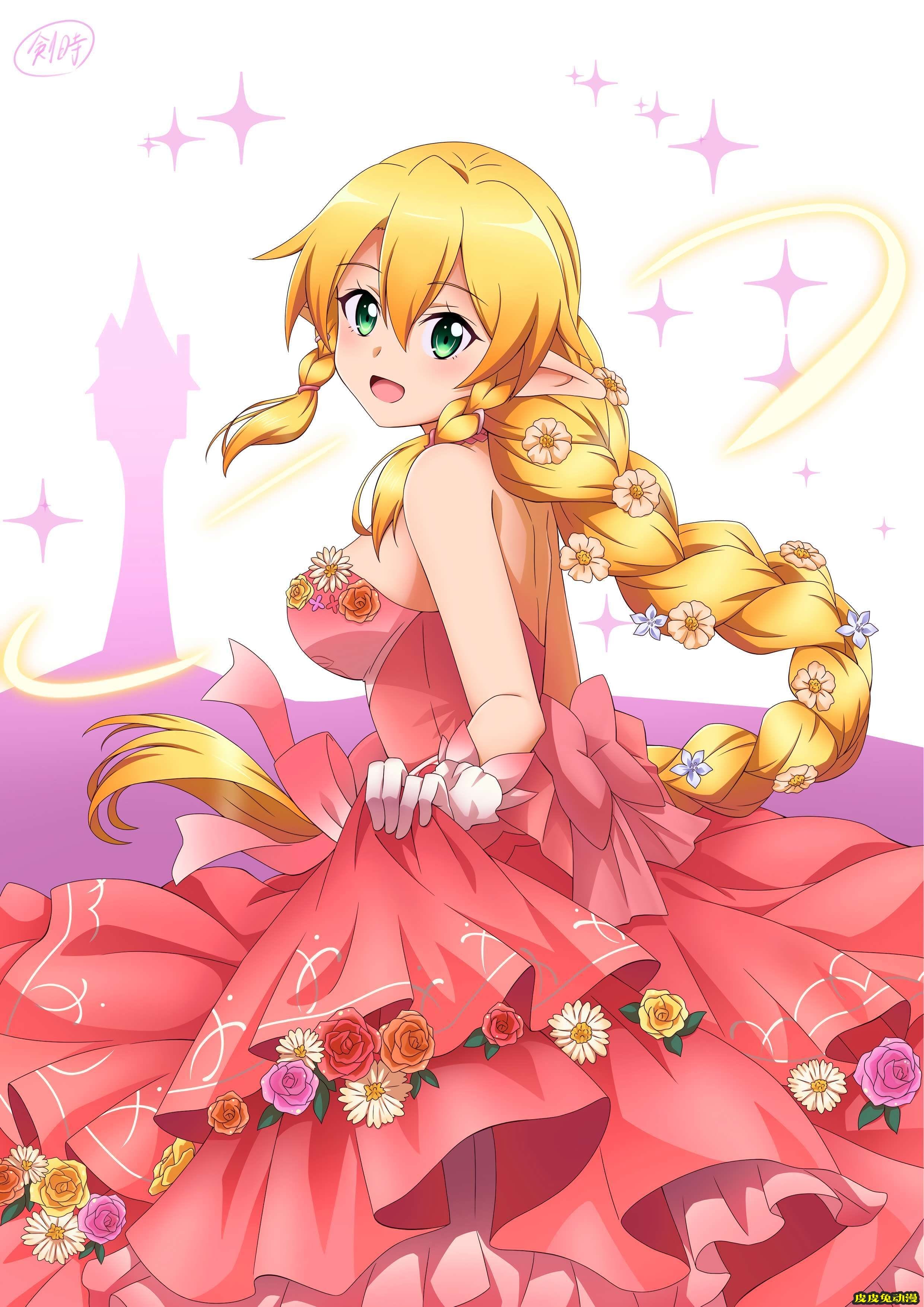 刀剑神域Sword Art Online《桐谷直叶/莉法》高清壁纸特辑！