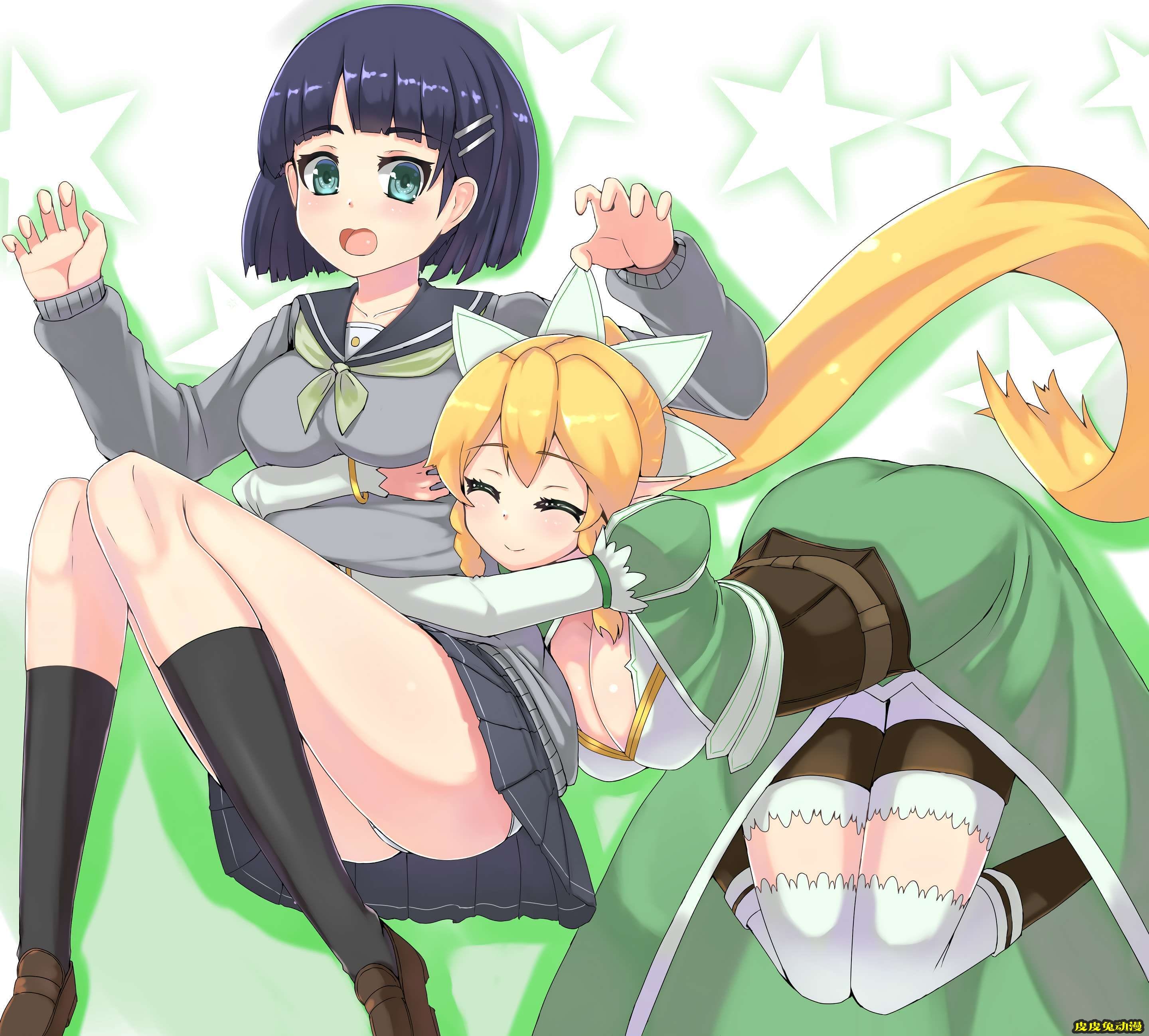 刀剑神域Sword Art Online《桐谷直叶/莉法》高清壁纸特辑！