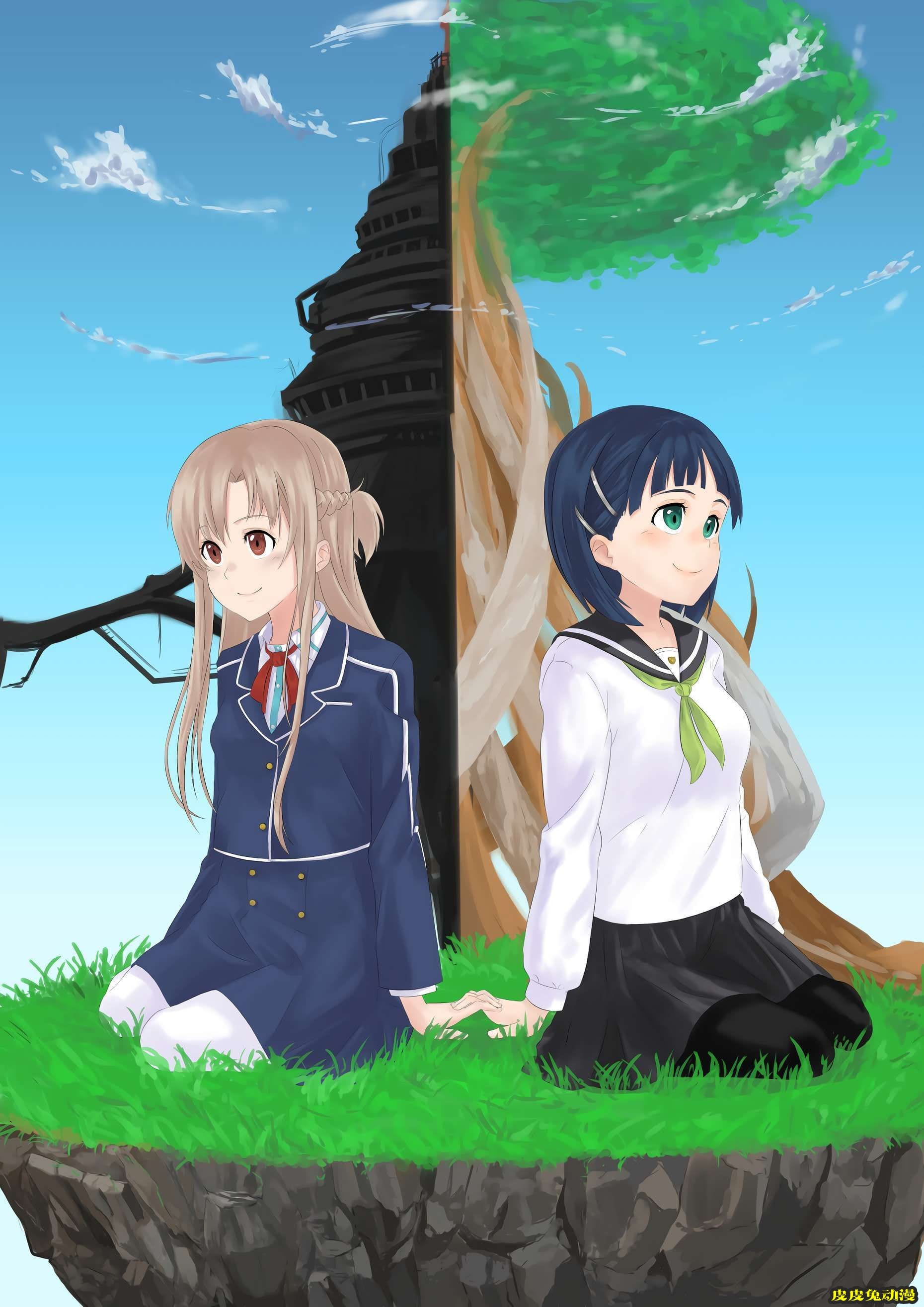 刀剑神域Sword Art Online《桐谷直叶/莉法》高清壁纸特辑！