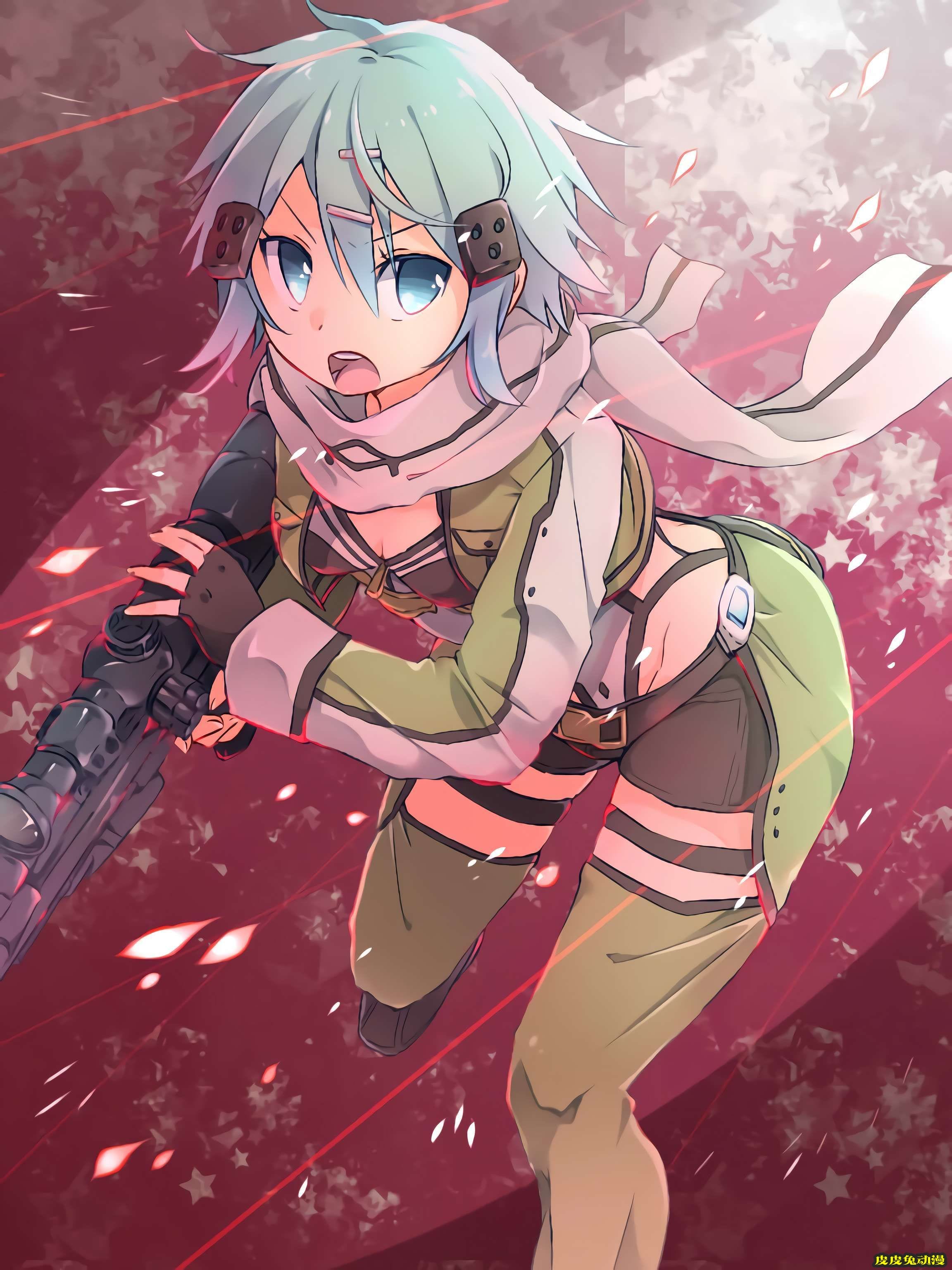 刀剑神域Sword Art Online《朝田诗乃》高清壁纸特辑！