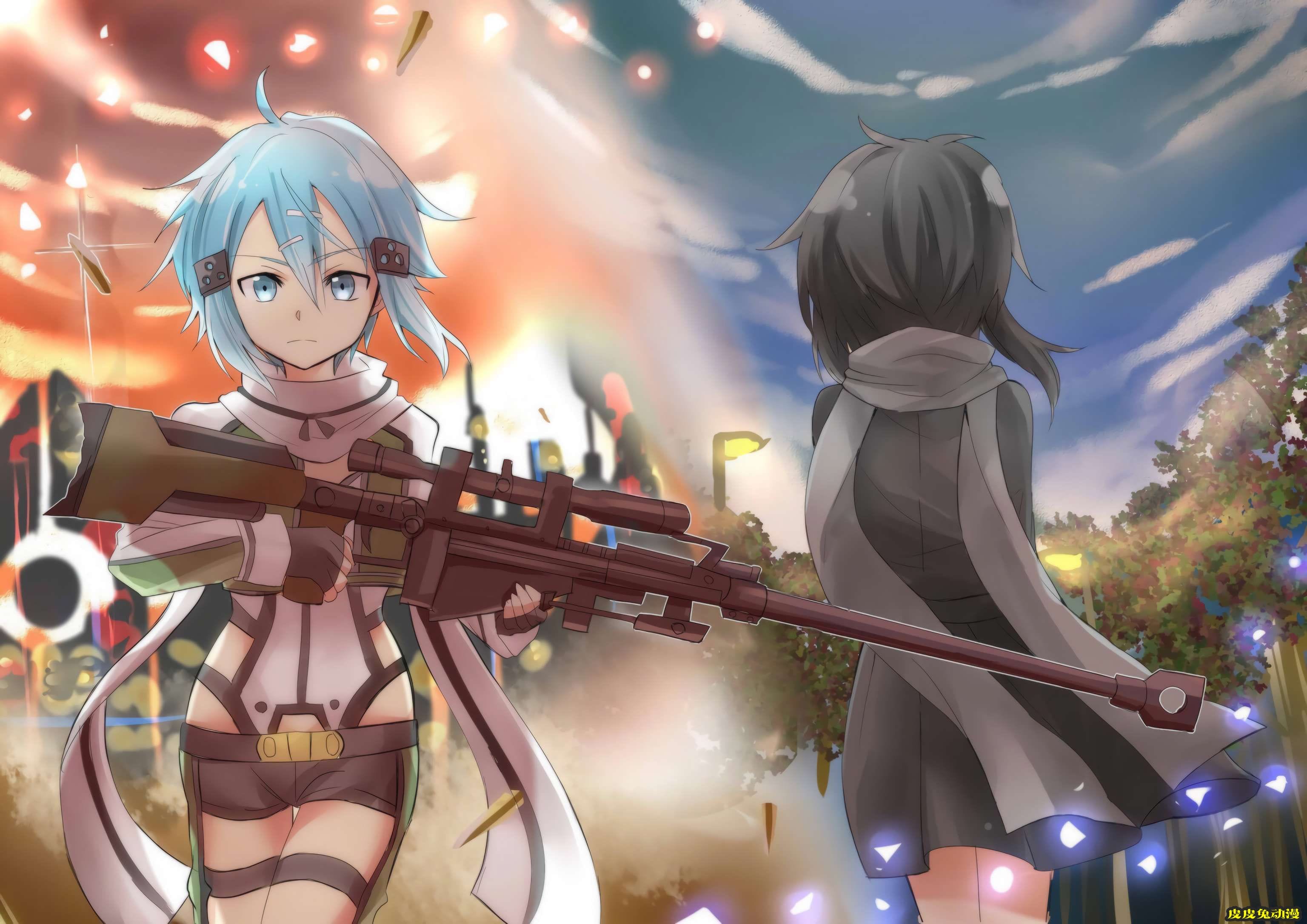 刀剑神域Sword Art Online《朝田诗乃》高清壁纸特辑！