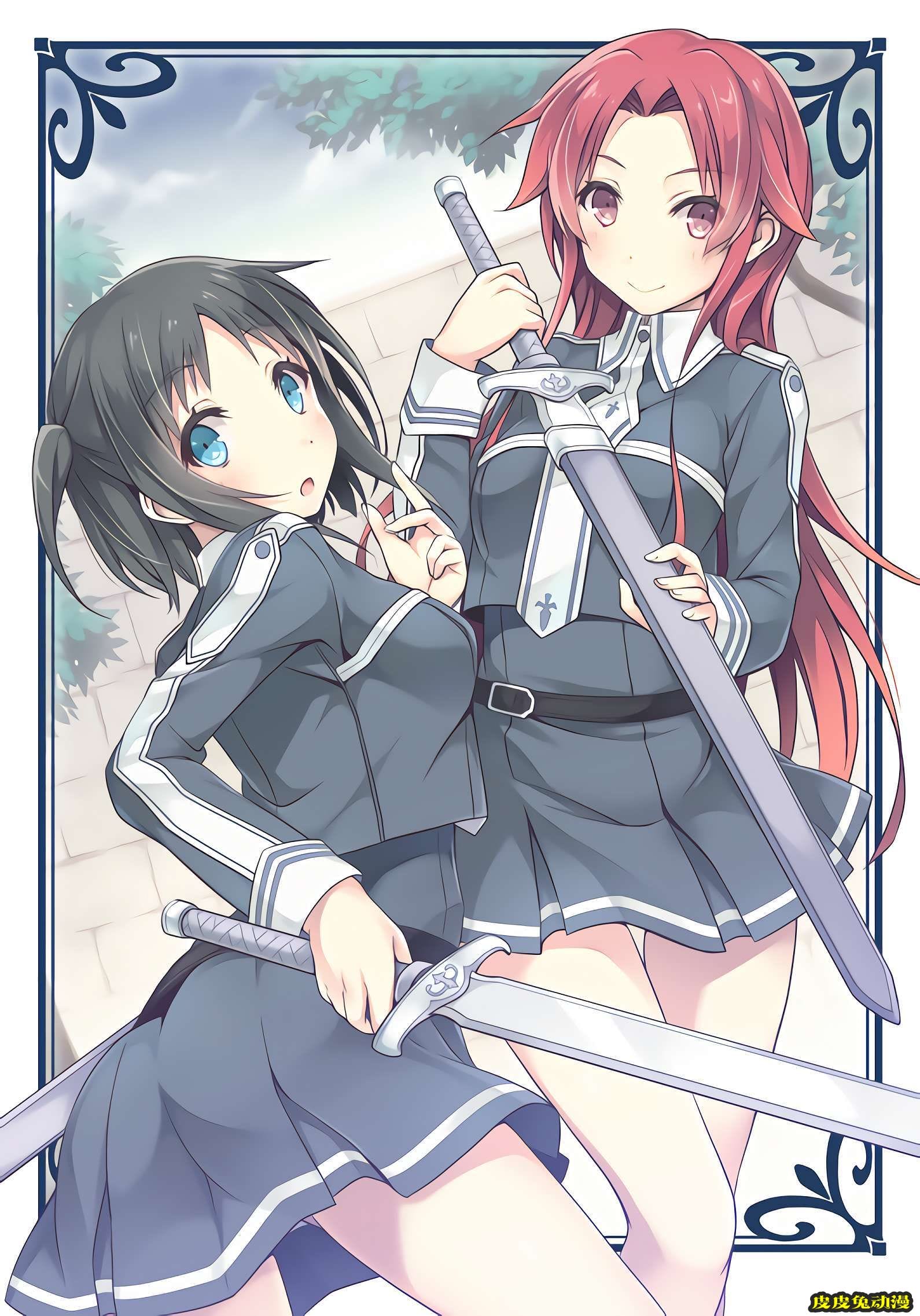 刀剑神域Sword Art Online《罗妮耶&蒂洁》高清壁纸特辑！