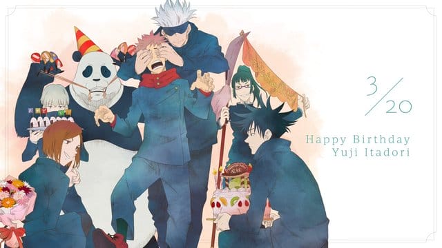 MAPPA公开「咒术回战」虎杖悠仁生日贺图-皮皮兔动漫