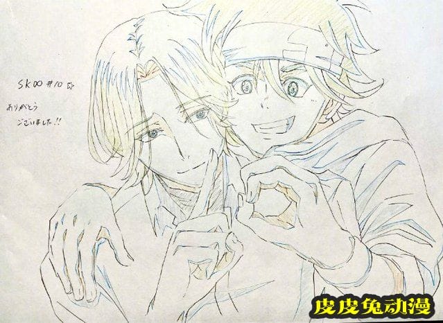 动画人saisapphire新绘制「无限滑板」喜屋武历&驰河兰加公开-皮皮兔动漫