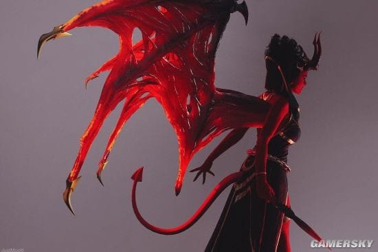 俄妹COS《DOTA2》痛苦女王至宝 霸气御姐火辣十足