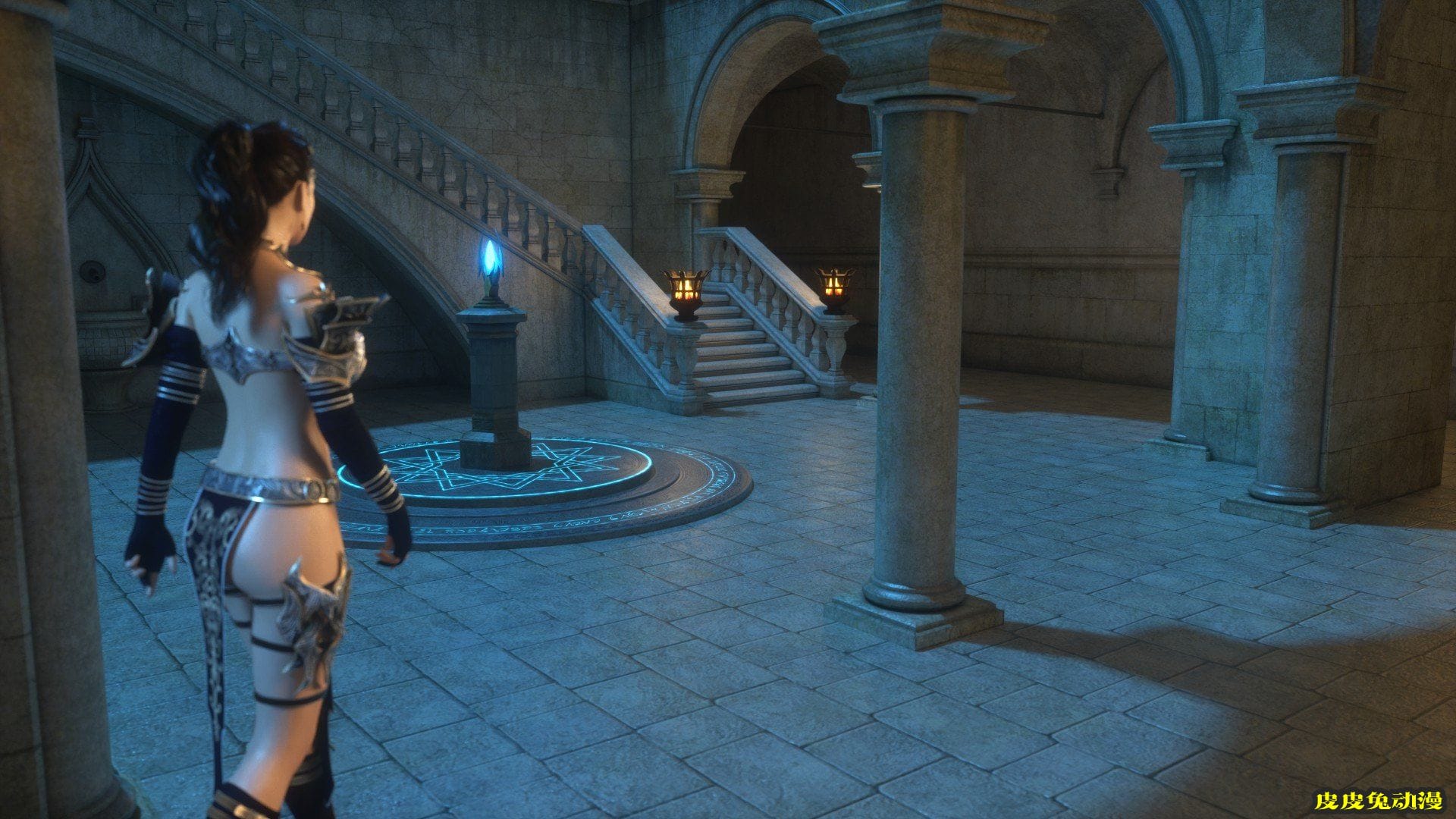 [中文] [3D全彩]dick-girl大屌女系列 Warrior Lilu - Crystal Return勇士利鲁-上[40P]