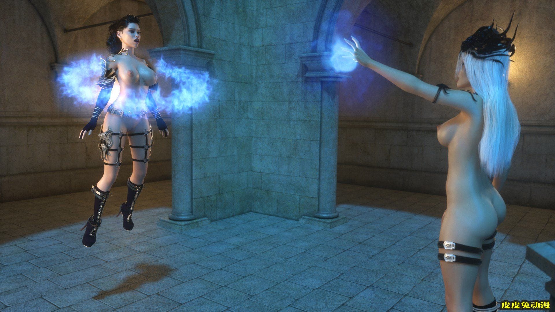 [中文] [3D全彩]dick-girl大屌女系列 Warrior Lilu - Crystal Return勇士利鲁-下[40P]