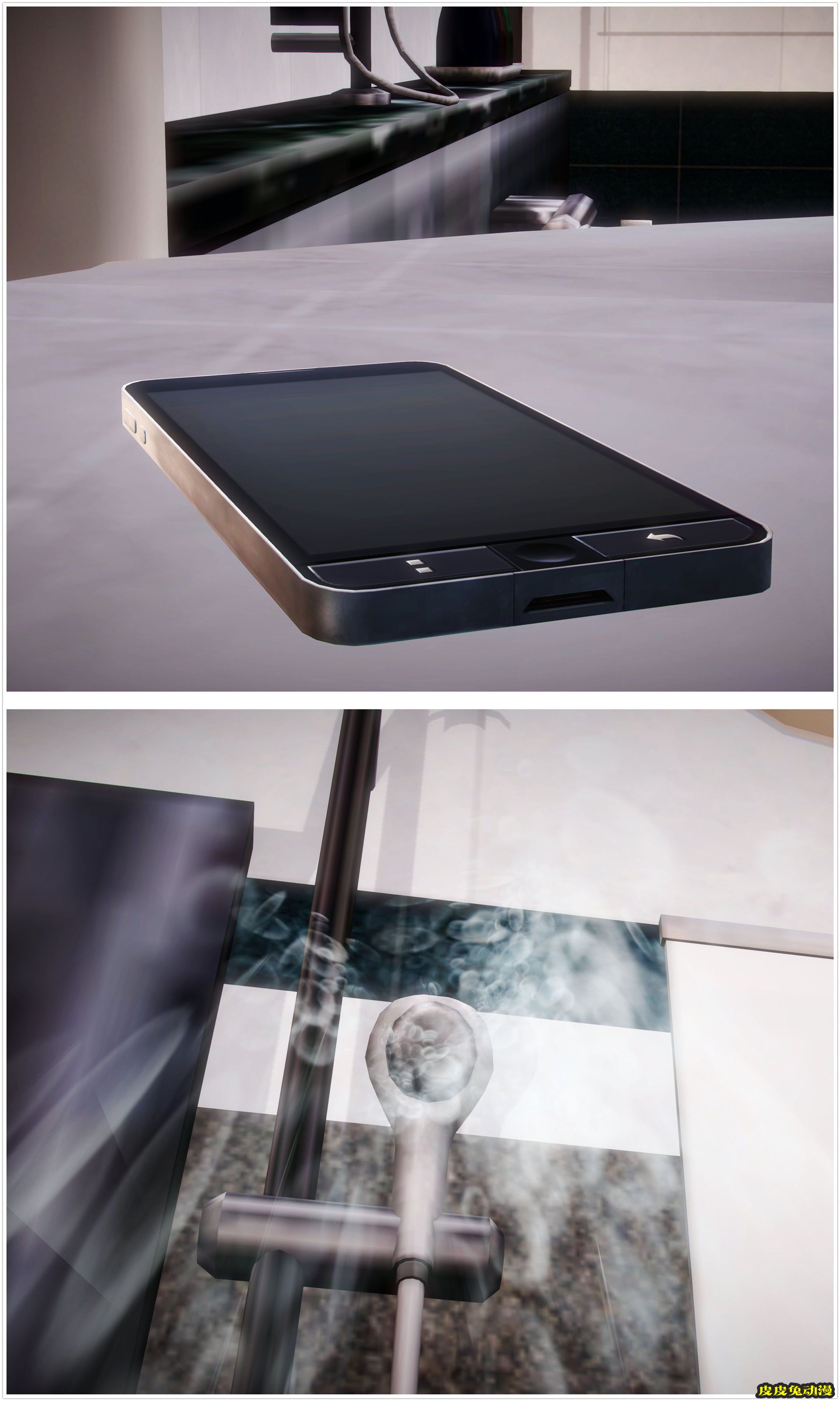 [中文] [3D全彩H漫]淫人妻系列の共享人妻 第一话 浴室激情[32P]