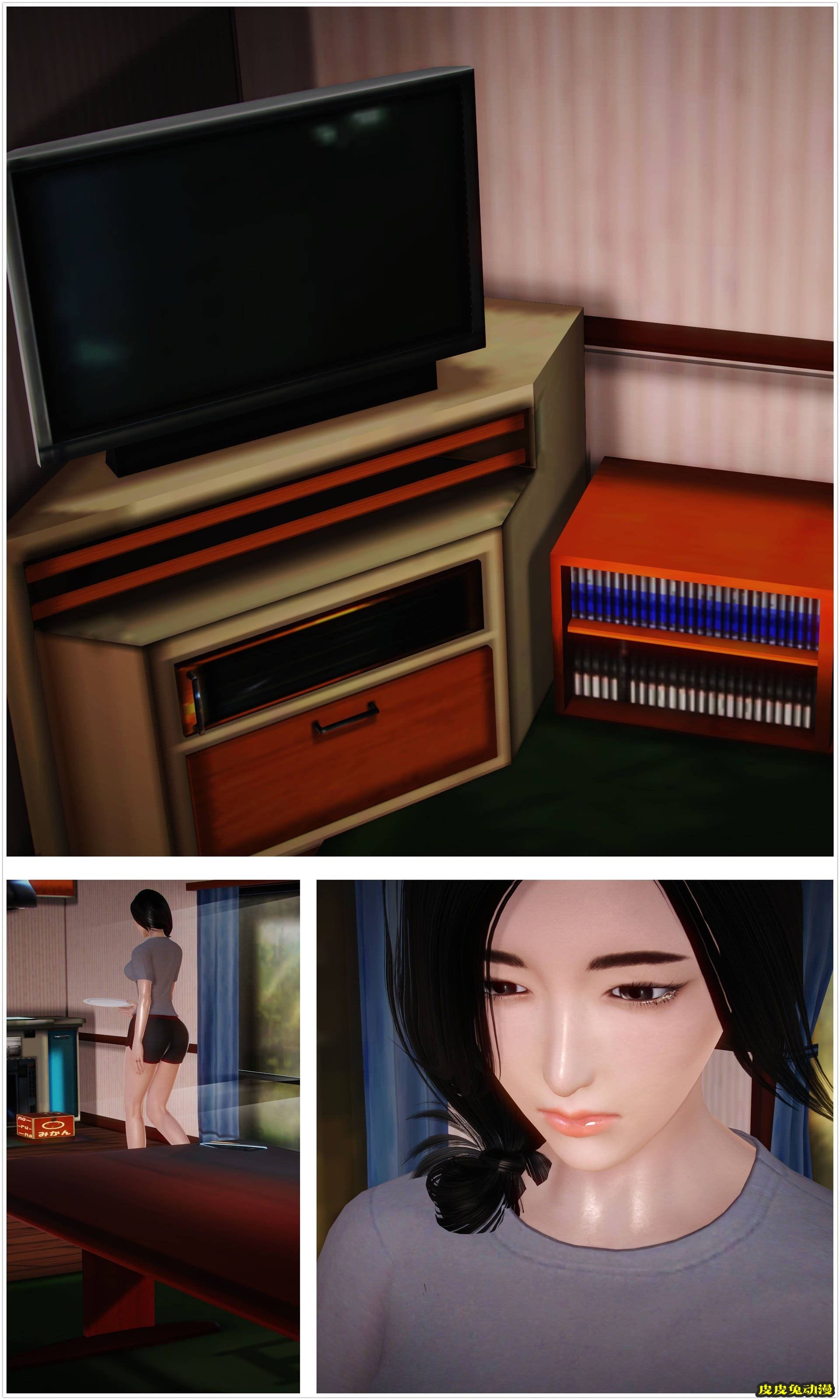 [中文] [3D全彩H漫]淫人妻系列の共享人妻 第二话 饭间插曲[28P]