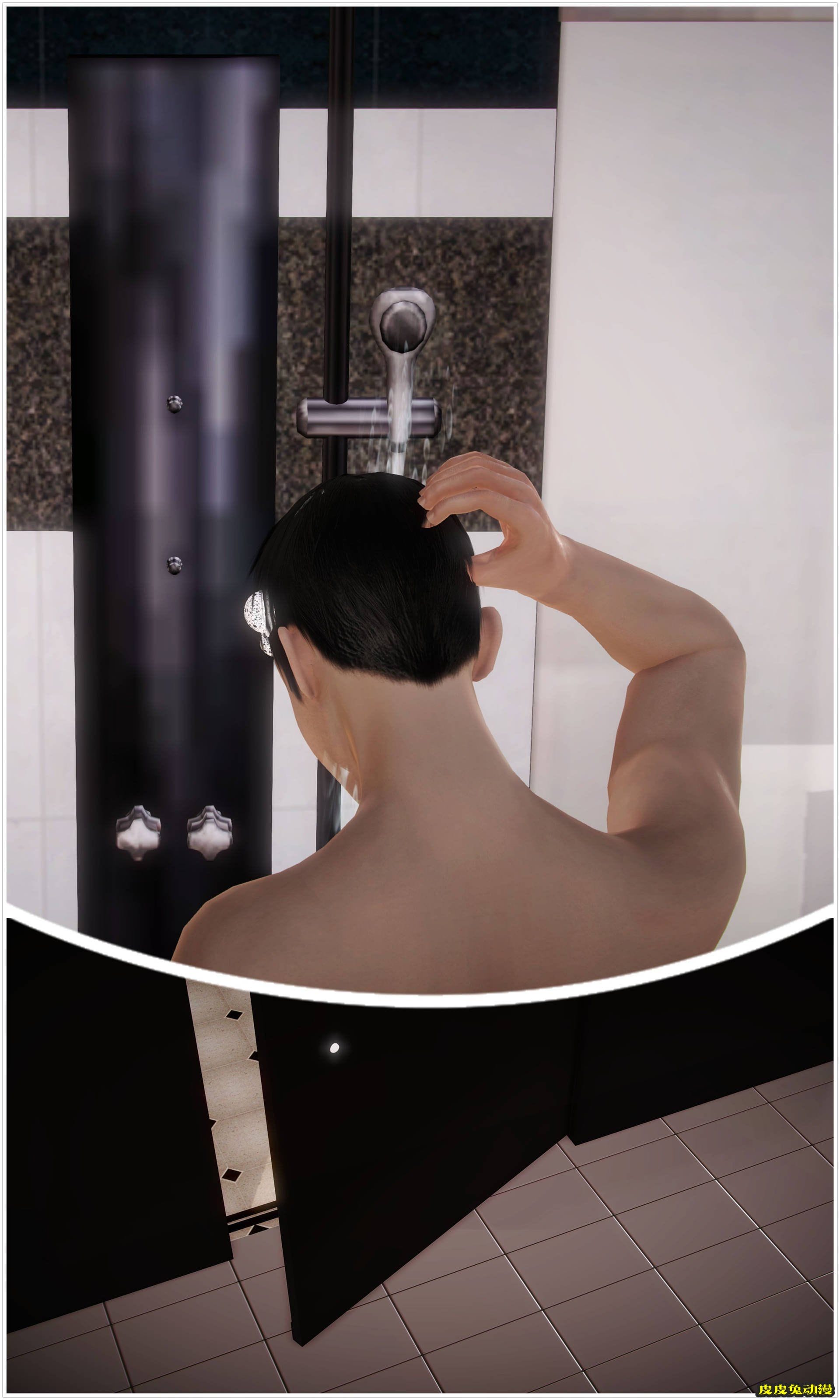 [中文] [3D全彩H漫]淫人妻系列の共享人妻 第三话 浴室激情2[21P]